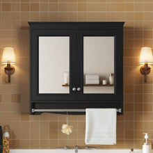 Load image into Gallery viewer, Modern Wall-Mounted Mirror Cabinet With Adjustable Shelves, Soft-Close Doors, High-Definition Mirror
