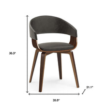 Load image into Gallery viewer, Solid Wood Dining Parsons Chair - Brown / Walnut
