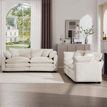 Load image into Gallery viewer, Elegant Oversized Sectional Sofa Set With Deep Seats And Flexible Layout
