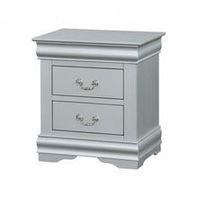 Load image into Gallery viewer, 24" Two Drawers Nightstand - Platinum
