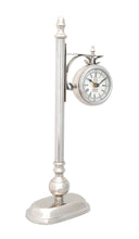 Load image into Gallery viewer, Brassalum. Lamp Post Clock One Sided - Brass
