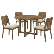 Load image into Gallery viewer, Graham - 5 Piece Round Dining Table Set - Walnut
