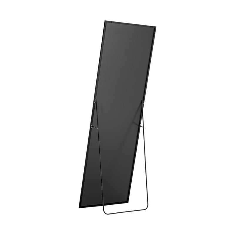 63" Metal Freestanding Framed Standing Mirror - Black