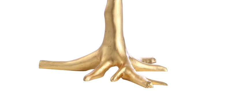 Novelty Table Lamp LED With Empire Shade - Gold