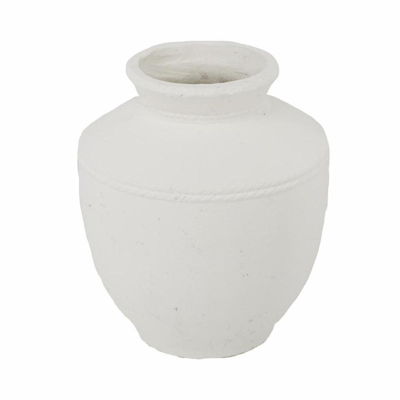 Round Jug Vase (568850) - White