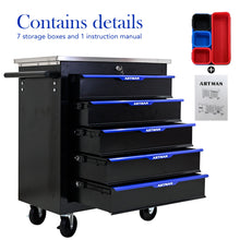 Load image into Gallery viewer, Drawer Multifunctional Tool Cart With Wheels
