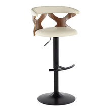 Load image into Gallery viewer, Gardenia - Contemporary Adjustable Barstool, Swivel With Rounded T Footrest (Set of 2)

