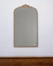 Load image into Gallery viewer, 42" Arch Iron Framed Accent Mirror - Gold
