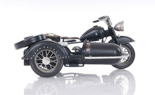 Load image into Gallery viewer, Hand Painted Decorative Motorcycle - Black
