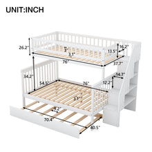 Load image into Gallery viewer, Bunk Bed With Staircase
