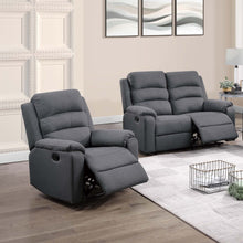 Load image into Gallery viewer, 2 Piece Living Room Set With Manual Reclining Loveseat And Recliner
