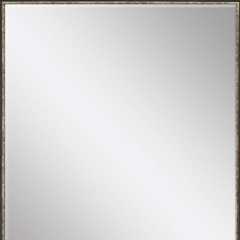 Framed Accent Mirror - Dark Brown