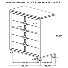 Load image into Gallery viewer, Gwendolyn - 5 Drawer Bedroom Chest Of Drawers - White
