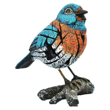Load image into Gallery viewer, Bird Tabletop Sculpture - Blue / Orange / White
