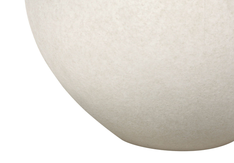 16" Ceramic Round Table Lamp With Empire Shade - Cream