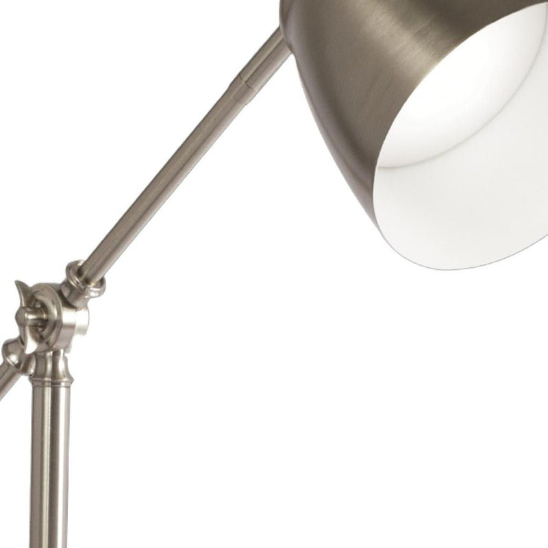 LED Adjustable Desk Lamp - Brushed Silver