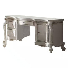Load image into Gallery viewer, 62" Wood Vanity Table With Three Drawers - Pearl
