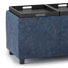 Load image into Gallery viewer, Avalon - Upholstered Storage Ottoman
