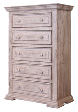 Load image into Gallery viewer, Solid Wooden 5 Drawer Chest - White
