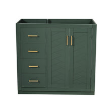 Load image into Gallery viewer, Retro Style Bathroom Vanity, 3 Drawers &amp; Soft Closing Doors
