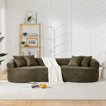 Load image into Gallery viewer, 4 Seater Curved Cloud Sectional Sofa
