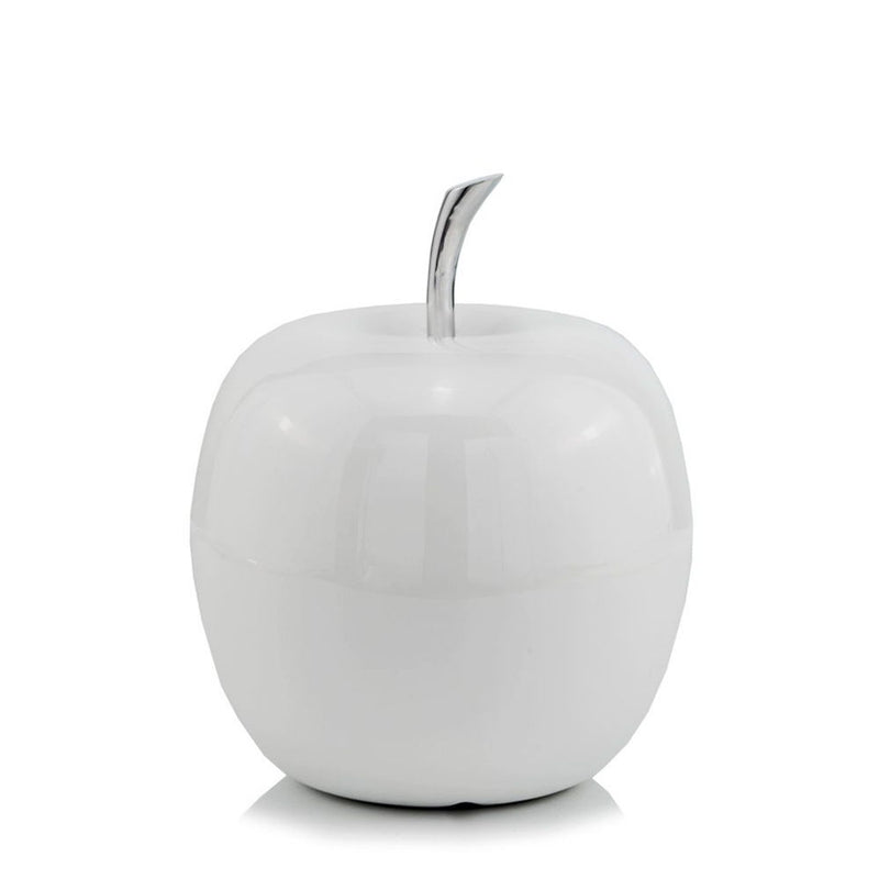Decorative Apple Tabletop Sculpture (383743) - White