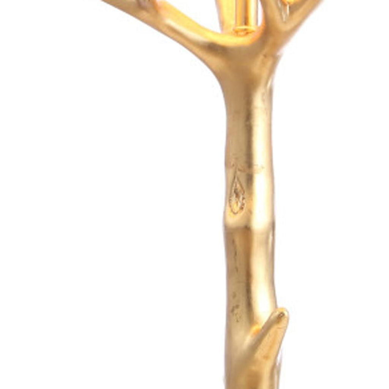 Novelty Table Lamp LED With Empire Shade - Gold