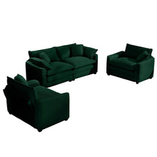Load image into Gallery viewer, Elegant Oversized Sectional Sofa Set With Deep Seats And Flexible Layout

