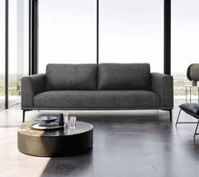 Load image into Gallery viewer, Modern Loveseat With Removable Cushions - Dark Gray
