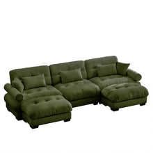 Load image into Gallery viewer, Super Comfort Oversized Modular Sectional Sofa With Movable Ottoman
