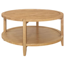 Load image into Gallery viewer, Elliott - 2 Piece Round Coffee And End Table Set - Maple
