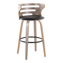 Load image into Gallery viewer, Cosini - Mid Century Modern Fixed Height, Barstool &amp; Swivel And Round Footrest (Set of 2)
