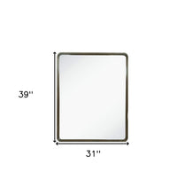 Load image into Gallery viewer, 39" Solid Framed Accent Mirror - Dark Brown
