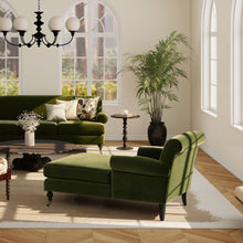 Load image into Gallery viewer, Alana Lawson - Chaise Lounge Chair - Olive Green
