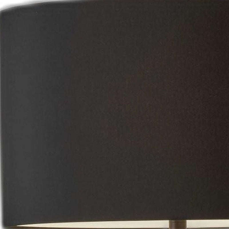 62" Tripod Floor Lamp With Black Drum Shade - Black