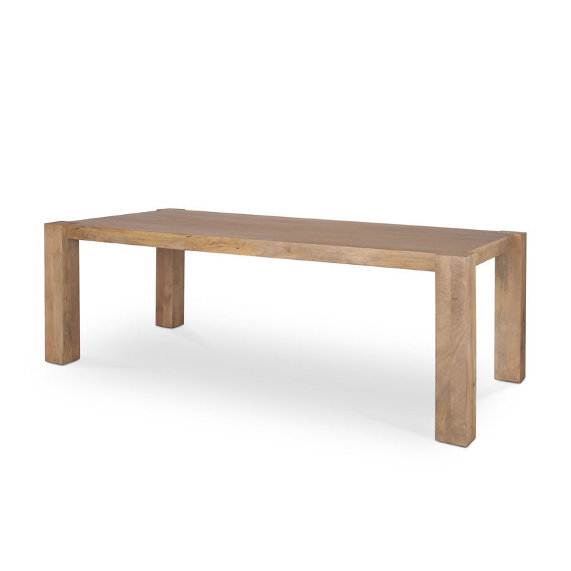 Solid Wood Dining Table (727877) - Brown