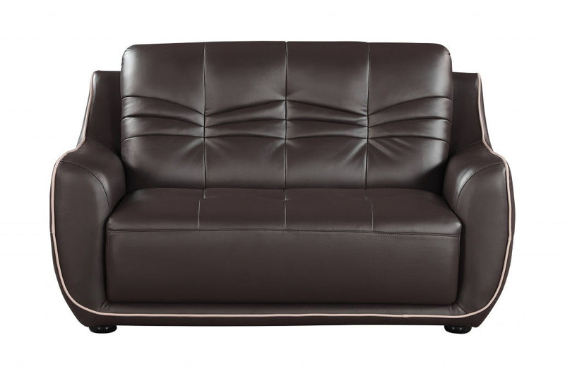 Elegant Leather Chair - Brown