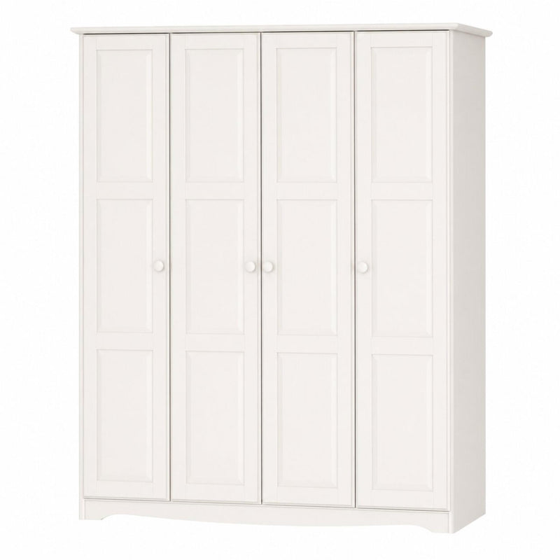 Solid Wood Four Door Combo Dresser (765059) - White