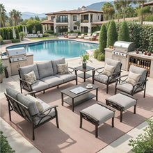 Load image into Gallery viewer, Patio Furniture Set With Coffee Table And Cushions For Backyard
