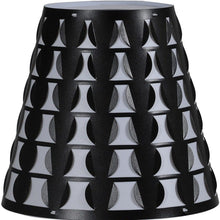 Load image into Gallery viewer, Bedside Table Lamp With Black Polka Dots Empire Shade - Black

