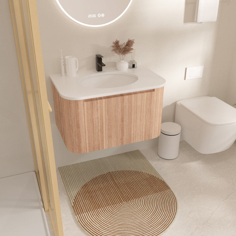 Wall Mounted Bathroom Vanity With Sink