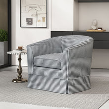 Load image into Gallery viewer, Zeniqua - Upholstered Velvet Swivel Chair With Loose Cover
