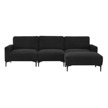 Load image into Gallery viewer, [VIDEO provided] [New] 103.5*59&quot; Modern L-shaped Sectional Sofa, 4-seat Velvet Fabric Couch Set with Convertible Ottoman,Freely Combinable Sofa for Living Room, Apartment, Office,Apartment,2 Colors
