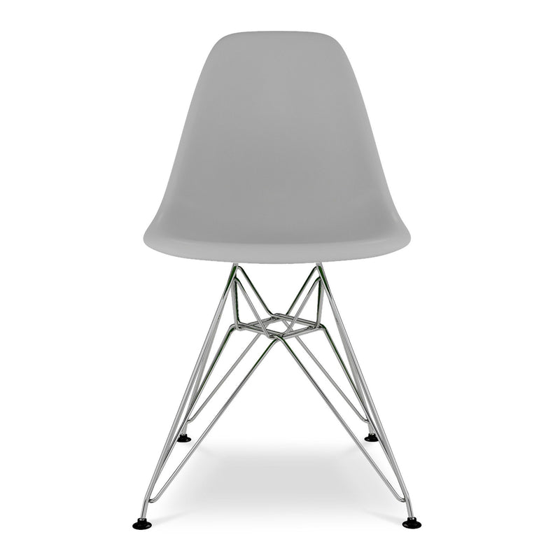 Steel Dining Side Chair - Gray