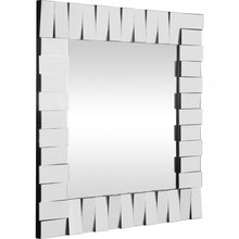 Load image into Gallery viewer, 28" Square Glass Framed Accent Mirror - Clear
