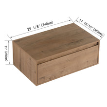Load image into Gallery viewer, Modern Minimalist Bathroom Cabinet With Soft Close Drawers And Floating Mounting Design
