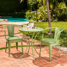 Load image into Gallery viewer, Ambrosia - 3 Piece Bistro Set With Leaf Motifs Top And Seat
