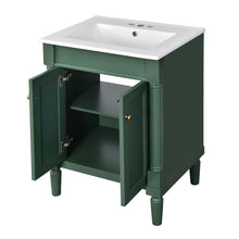 Load image into Gallery viewer, Bathroom Vanity With Top Sink, 2 Tier Storage Cabinet
