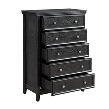 Load image into Gallery viewer, Five Drawer Dresser - Black
