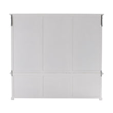 Load image into Gallery viewer, Solid Wood Frame Dining Hutch With Multiple Shelves And Three Drawers - White
